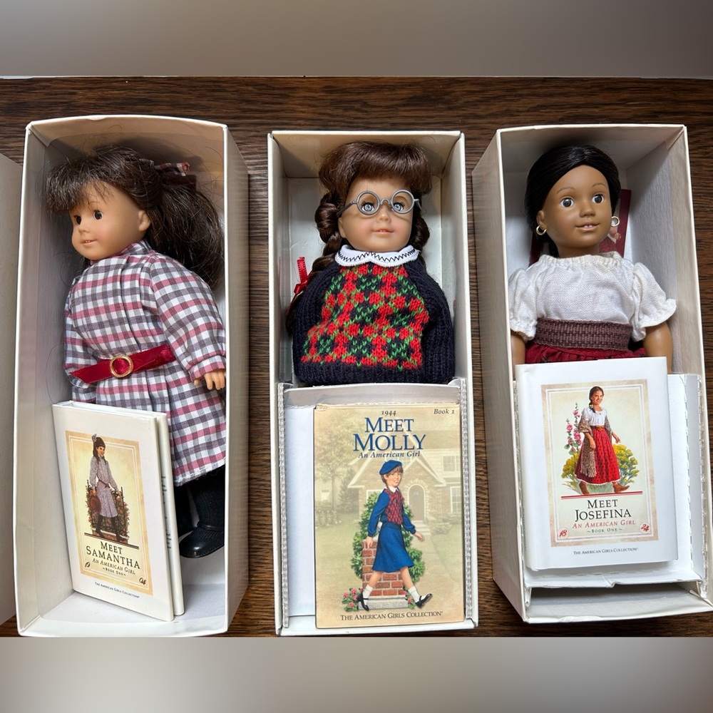 Vintage American Girl Minis Collection 5 Dolls